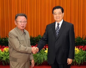 朝鲜劳动党总书记金正日对我国进行非正式访问