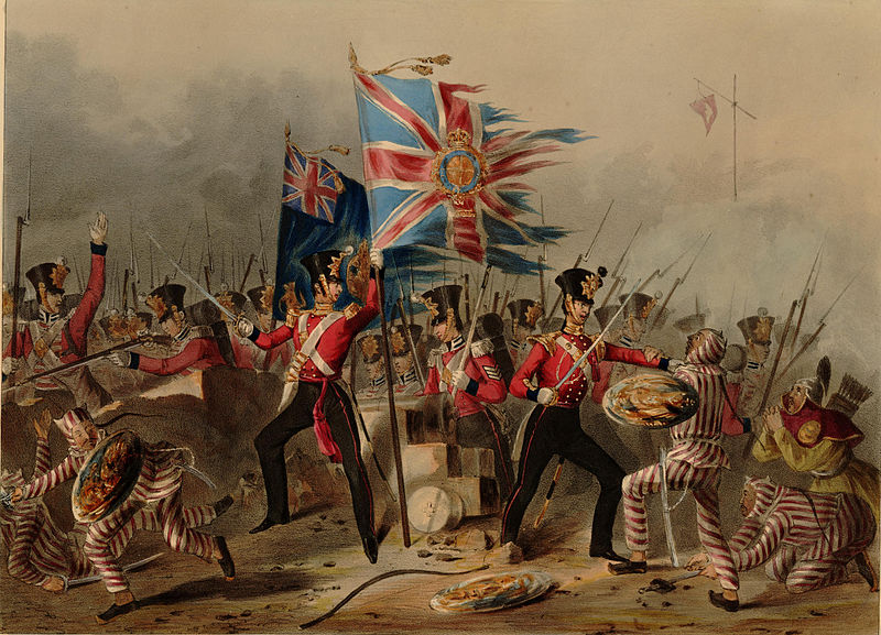 第一次鸦片战争英军图片