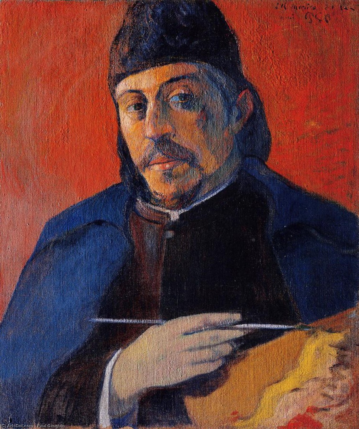 法国印象派画家保罗·高更出生