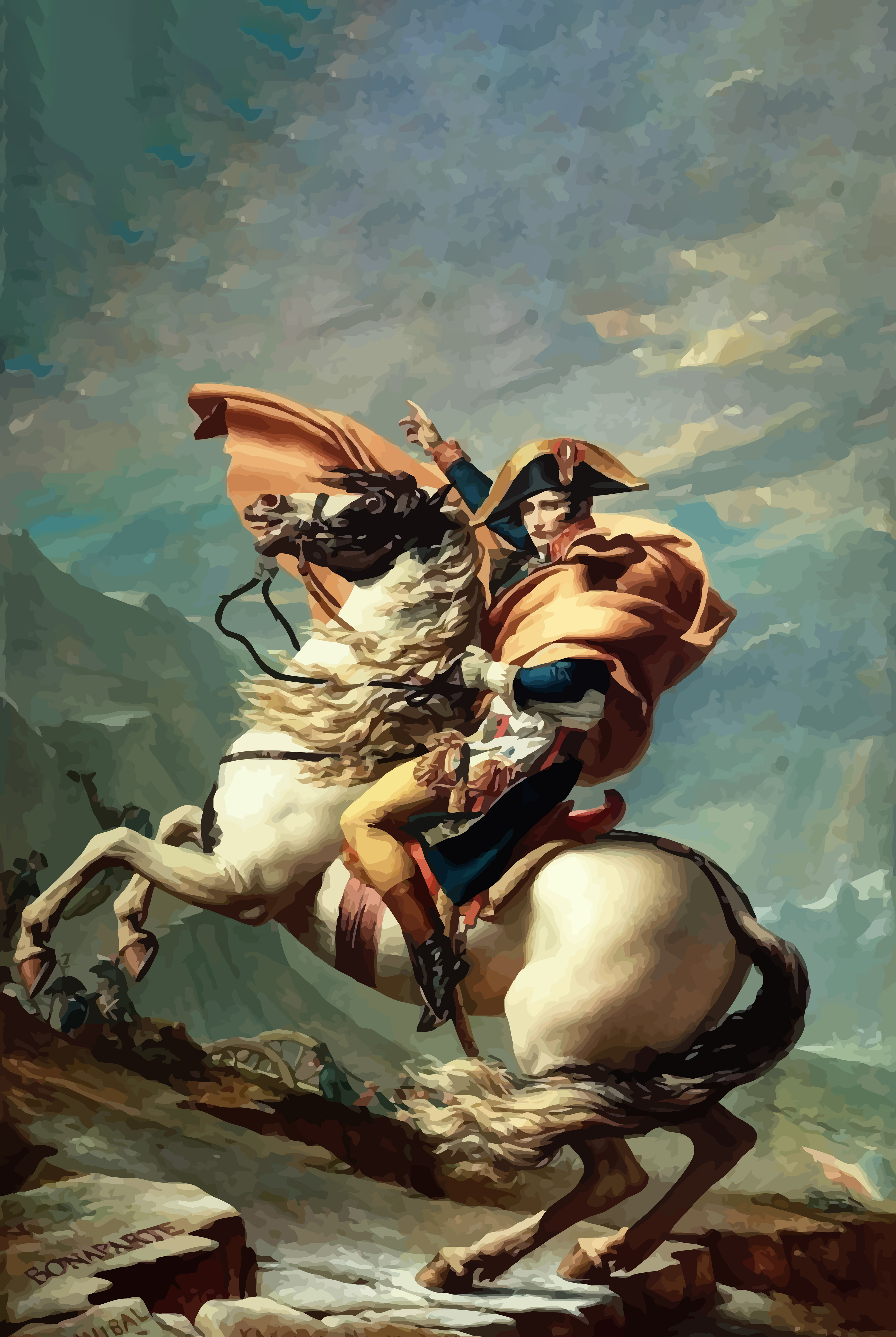 拿破仑·波拿巴自我加冕，成为法国拿破仑一世